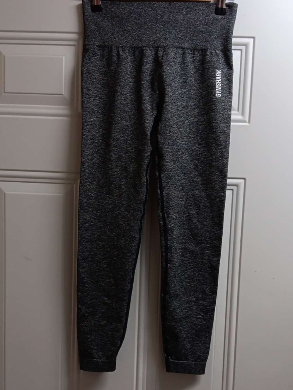 Gymshark Women's Black/Gray Heather High-Waist Leggings